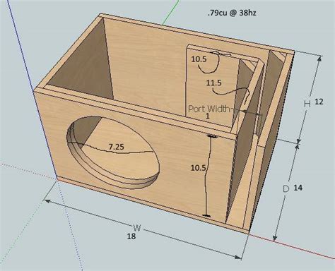8 inch speaker box dimensions|How to Build a Speaker Box: 12 Steps (with Pictures).